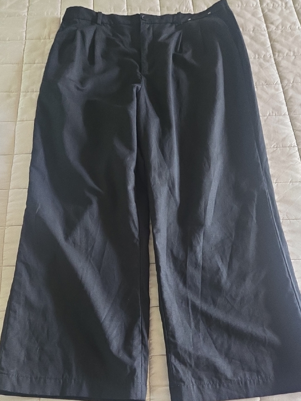 Uniqlo Black Linen Blend Pants - Picture 4 of 7